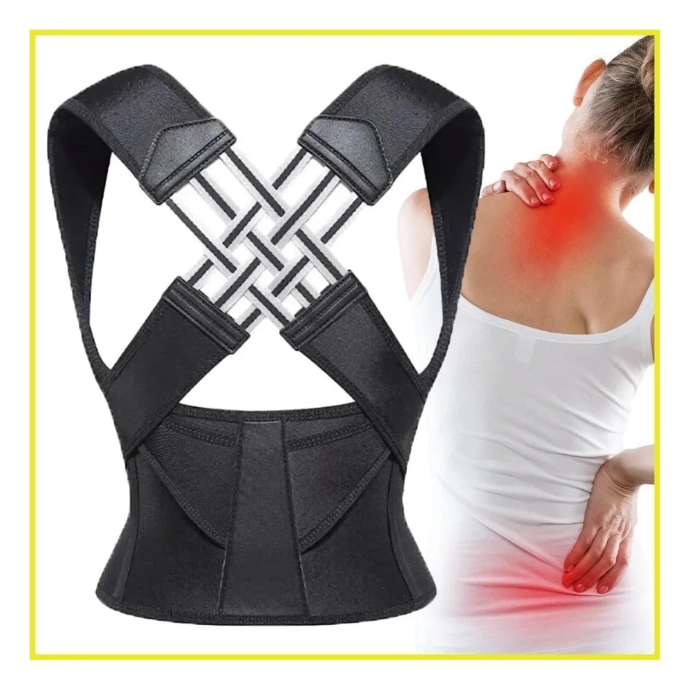 Kit 2 Corretores Posturais Unissex - Colete Cervical para Coluna