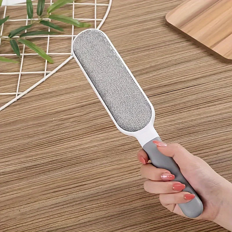 Removedor de Pelos Pet Dupla Face - Escova Eletrostática para Roupas e Móveis