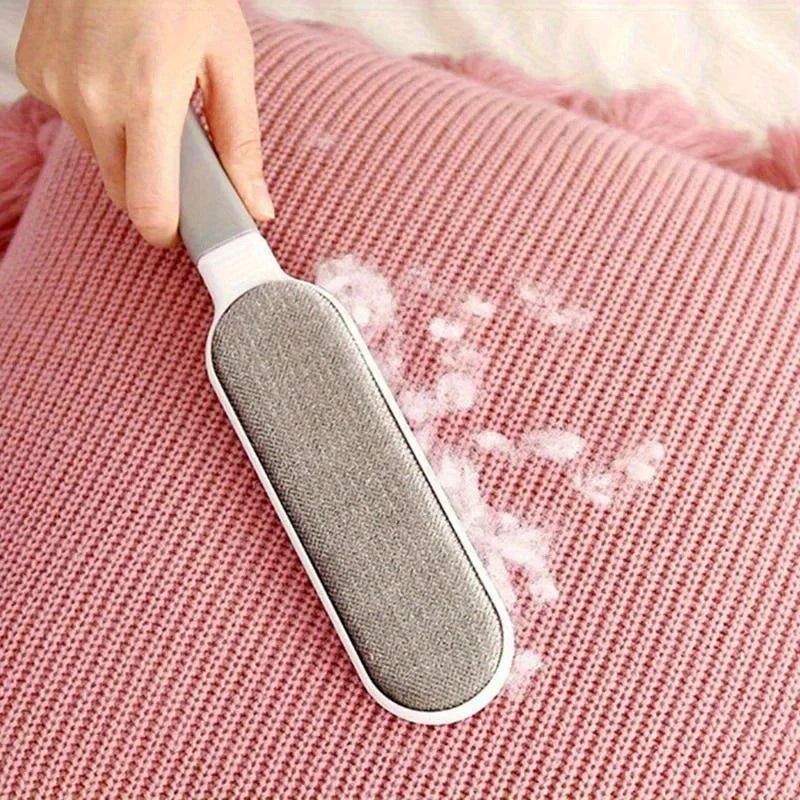 Removedor de Pelos Pet Dupla Face - Escova Eletrostática para Roupas e Móveis