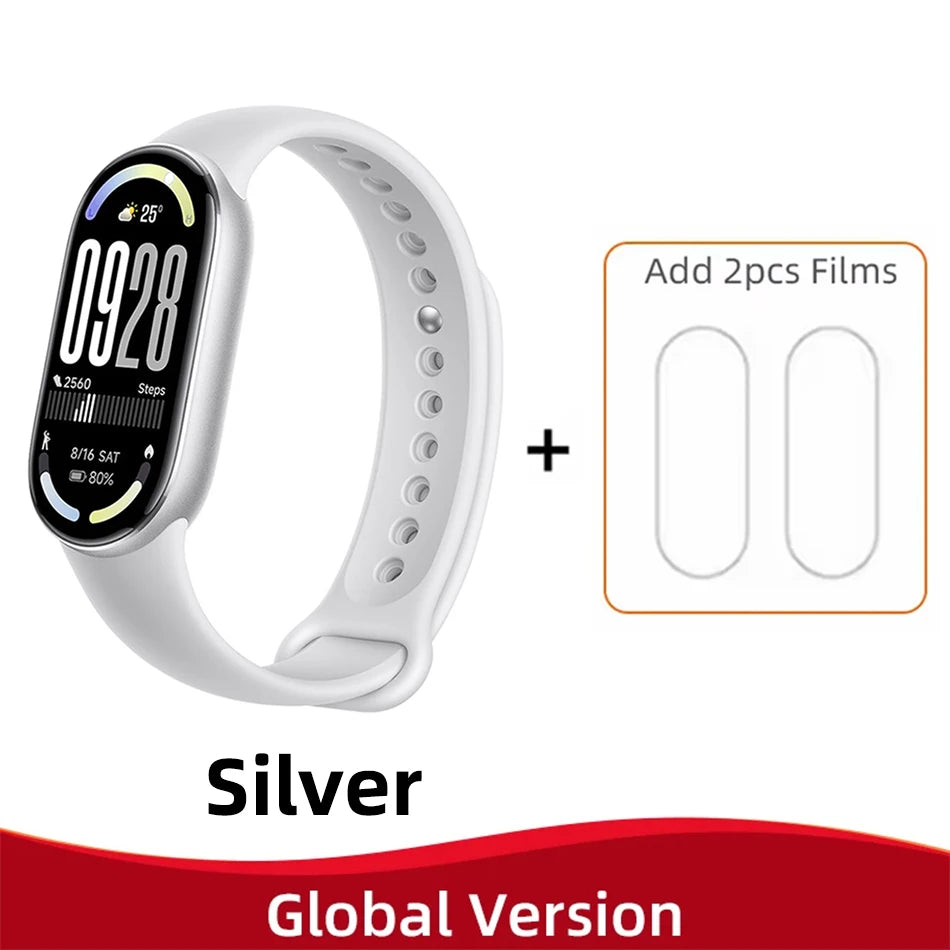 Xiaomi Smart Band 10 - Pulseira Inteligente 1.72" AMOLED com Monitor de Oxigênio e 21 Dias de Bateria