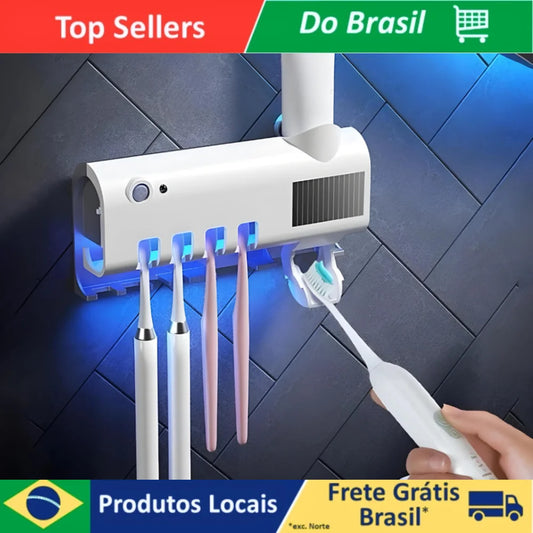 Suporte Escova de Dentes UV Esterilizador Antibacteriano Automático