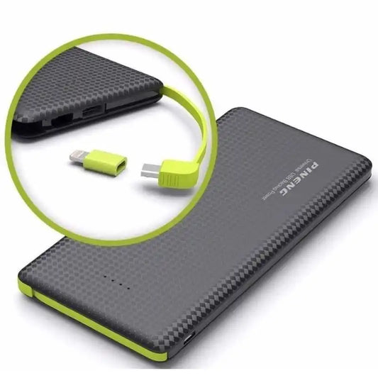 Carregador portátil de bateria portátil Pineng V8/Lightning 10000mAh