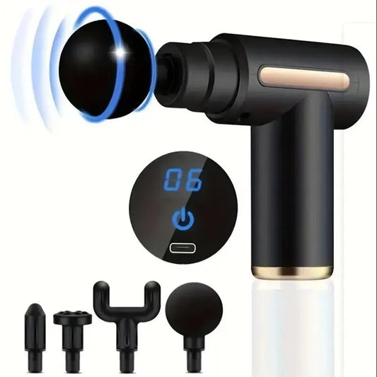 Mini Pistola de Massagem Muscular Portátil - Massageador Profissional