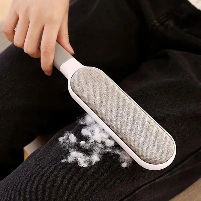 Removedor de Pelos Pet Dupla Face - Escova Eletrostática para Roupas e Móveis
